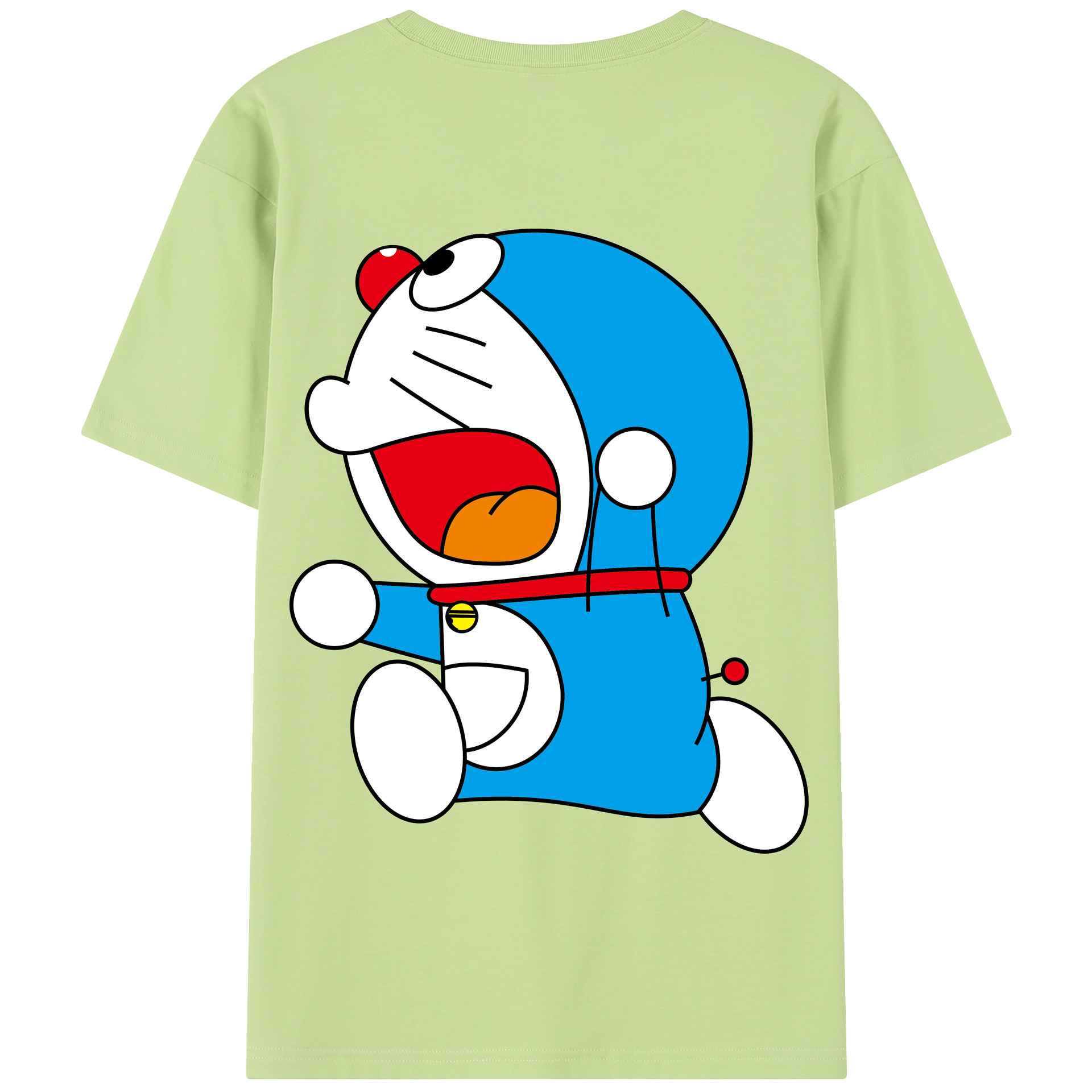 （画像用） ドラえもん Doraemon 綿100％半袖Tシャツ（背面プリント）